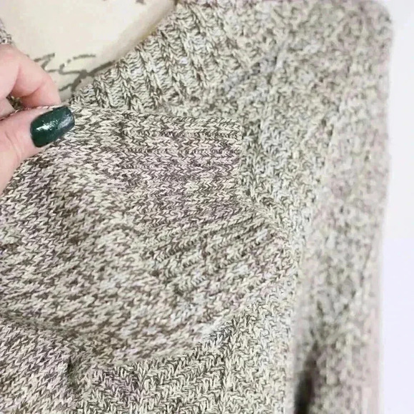 Marc Anthony Slim fit size XL cotton blend brown/white marled sweater - Picture 6 of 16